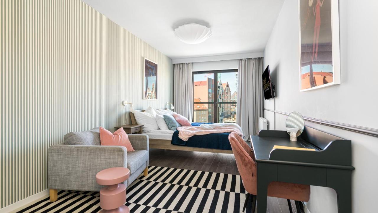 Waterlane W Oknami Na Rzeke - Marina View - Comfy Apartments Gdańsk Exteriör bild